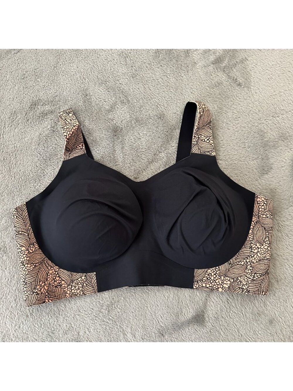 Evelyn & Bobbie The Beyond Bra Women's XL Wire Free Black